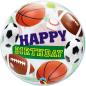 Preview: XL Ballon -  Bubble - Happy Birthday - Sporfan - 56 cm