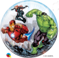 Preview: XL Ballon - Bubble - Marvel Avengers - transparent - 56 cm
