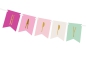 Preview: Buchstabengirlande "Happy Birthday" - bunt - 11,5 x 140 cm