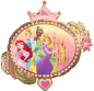 Preview: XL Folienballon - Disney - Prinzessinen - Princess - 86 cm