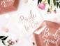 Preview: 20 Servietten - "Bride to Be" - roségold - 33 x 33 cm