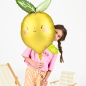 Preview: Folienballon - goldige Zitrone - 50 x 75 cm