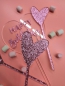 Preview: Paperholic - Cake Topper Set - Herzen - Hearts - Flamingo