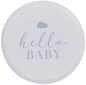 Preview: Ginger Ray - 8 Neutrale Babyparty Teller Hallo Baby