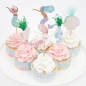 Preview: MeriMeri - Meerjungfrauen - Mermaid - Cupcake Muffin Set - 24 Topper