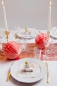 Preview: Talking Tables - luxuriöses Rosegold - Glitzer Tischläufer - 180 cm