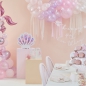 Preview: Ginger Ray - süße Meerfjungfrauen Party- Mitgebseltüten -Schillernde Schuppen mit rosa Quasten