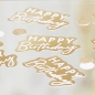 Preview: Ginger Ray - Konfetti Streudeko - Gold Happy Birthday Party Cups