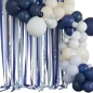 Preview: Ginger Ray - DIY Ballongirlanden-Set in Blautönen inklusive Vorhang - Foto-Hintergrund