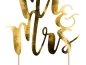 Preview: Cake Topper - Mr - Mrs - gold