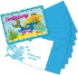 Preview: 8 Einladungskarten - Lutz Mauder - Sina Seestern - Meerjungfrau - inklusive Umschläge - Papier