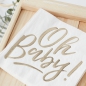 Preview: Ginger Ray - Oh Baby! Baby Shower Servietten