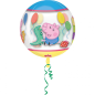 Preview: XL Ballon - Orb - Peppa Wutz - Peppa Pig - 38 x 40 cm