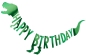 Preview: Ginger Ray - Happy Birthday Dinosaurier Party Buchstabengirlande