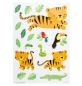 Preview: A Little Lovely Company - Wandsticker: Dschungel Tiger
