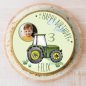 Preview: Tortenaufleger Tortenbild mit Foto Zuckerbild süßes Traktor Trecker Bauernhof Personalisiert