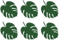 Preview: Platzkarten - Aloha - Dschungel - Jungle - Tropische Blätter - Palmblätter - 6-teilig