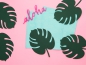 Preview: Platzkarten - Aloha - Dschungel - Jungle - Tropische Blätter - Palmblätter - 6-teilig