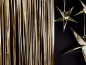 Preview: Lametta - Party - Glitzer - Vorhang - Gold - metallic - 90 x 250 cm