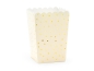 Preview: 6 Snack - Popcorn - Boxen - creme mit goldenen Punkten - Pappe