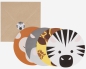 Preview: My Little Day - 8 Einladungskarten - Safari - Dschungel - inklusive Umschläge