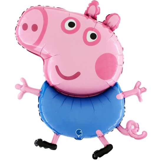 XL Folienballon - "Peppa Wutz" - George - 94 cm