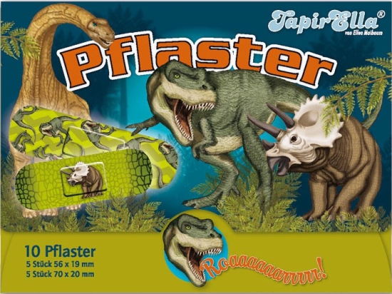 Lutz Mauder - 10 Pflaster - TapirElla - Dinosaurier - T-Rex