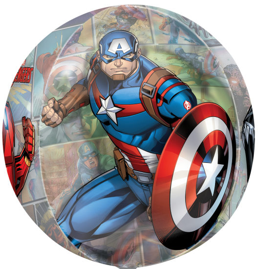 Folienballon - Orb - Marvel Avengers - 38 x 40 cm