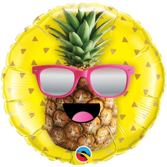 Folienballon - Happy Birthday - "Coole Ananas" - 46 cm
