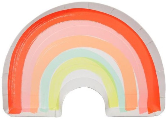 MeriMeri - 12 Formteller - Neon Regenbogen - 254mm x 178mm
