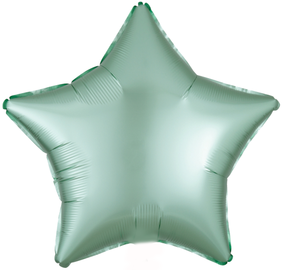 Folienballon - Stern - Mintgrün - 48 cm