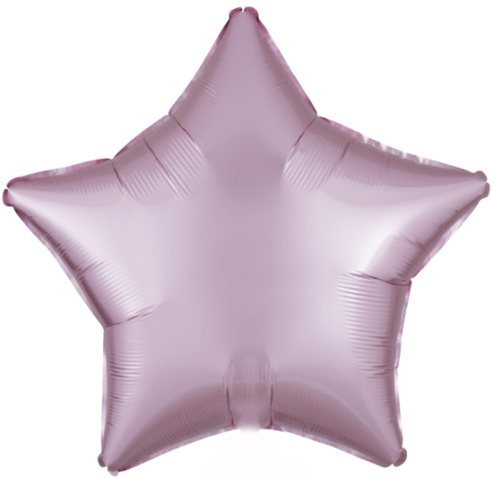 Folienballon - Stern - Pastell Rosa - 48 cm