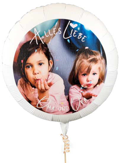 Fotoballon - Dein Wunschmotiv auf einem Ballon - 57 cm