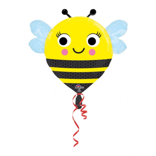 Folienballon - "süße Biene" - 55 x 53 cm