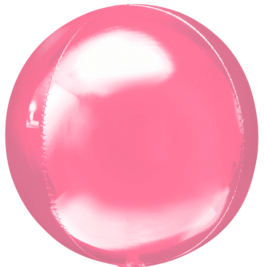 XL Ballon - Orb - Pastell - rosa - 38 x 40 cm