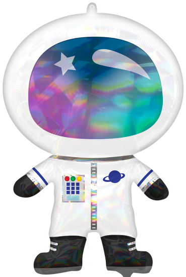 XL Folienballon - Weltraum - Astronaut - 76 cm