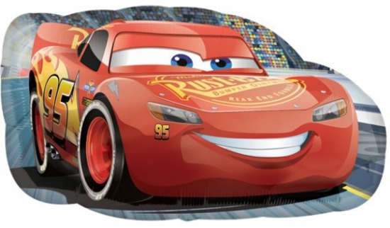 XXL Folienballon - "Cars - Lightning McQueen" - 76 x 43 cm