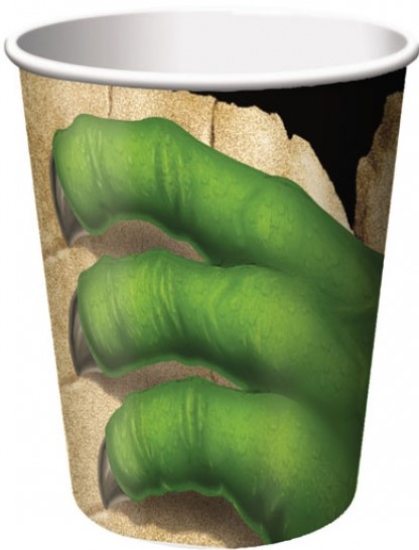 8 Becher - Dinosaurier - Party - 266 ml