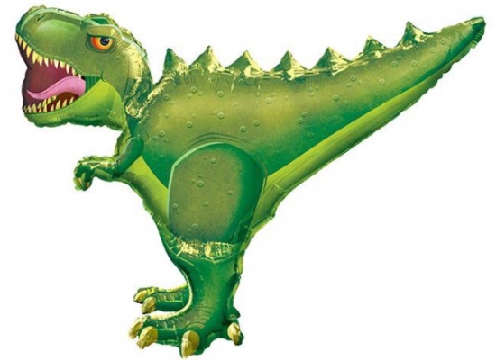 XXL Folienballon - Dinosaurier -  "T-Rex" -  91 x 76 cm