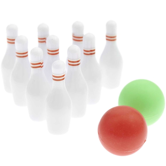 Rico Design - Miniatur Bowling Set, 12-tlg.