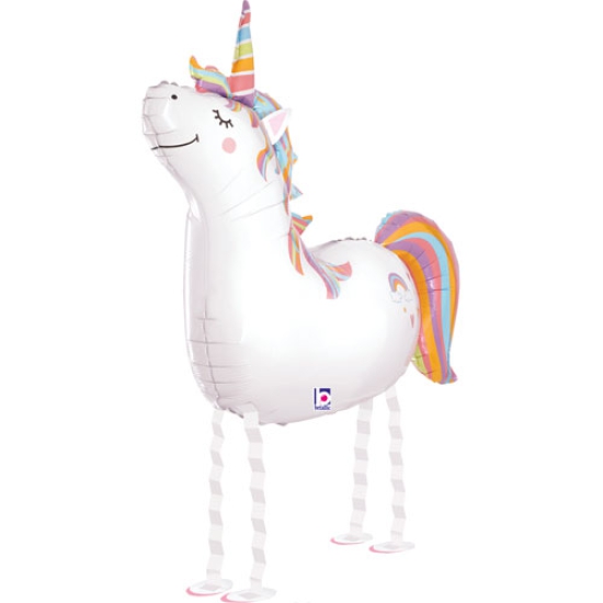 Airwalker - laufender Ballon - Ballonfreund - Einhorn - 97 cm