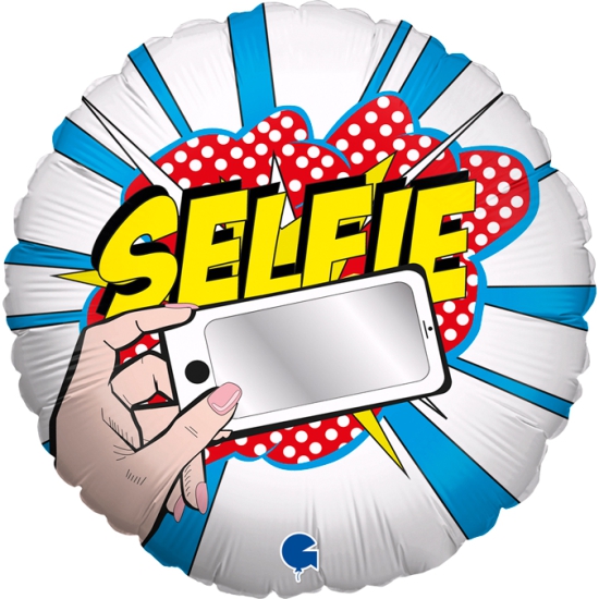 Folienballon - "Selfie" - 46 cm