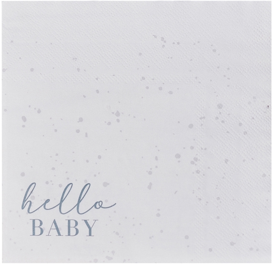 Ginger Ray - Hallo Baby Neutrale Baby Shower Servietten