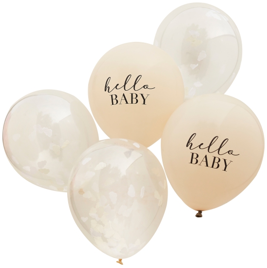 Ginger Ray - Latexballon-Set Hello Baby
