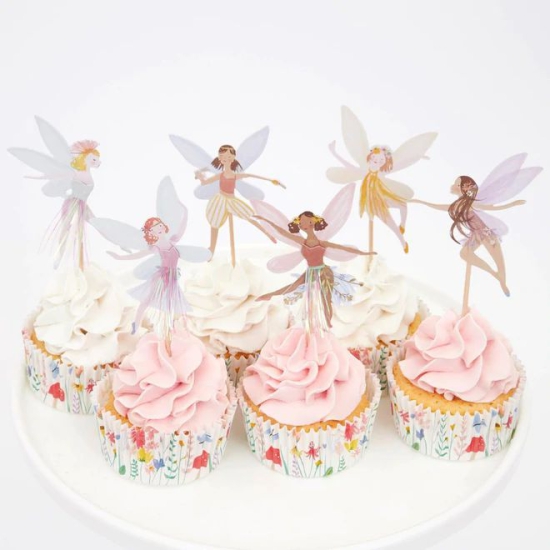 MeriMeri - Fairy - Feen Cupcake - Muffin - Set  - 24 Topper