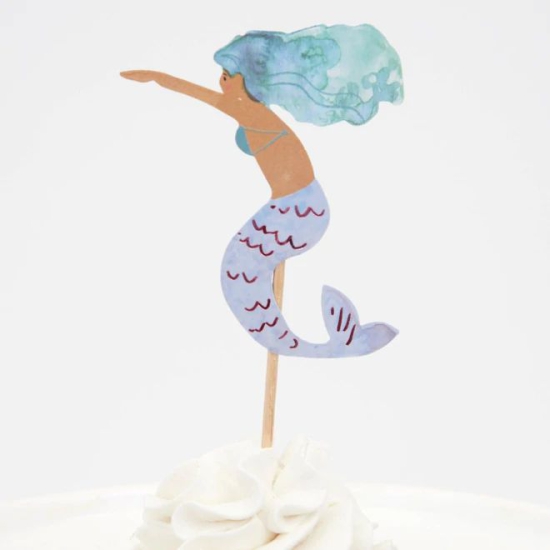 MeriMeri - Meerjungfrauen - Mermaid - Cupcake Muffin Set - 24 Topper