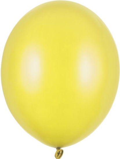 Latexballon - gelb - Lemon Zest - Zitronenschale - metallic - 30 cm