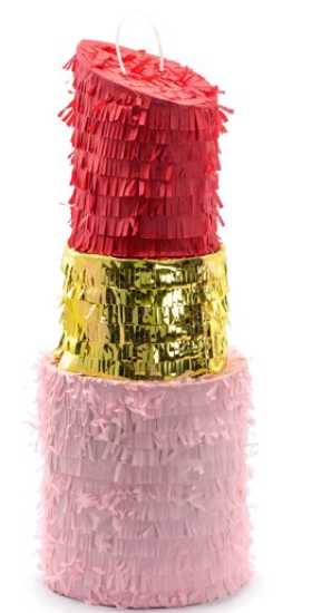 Pinata - roter Lippenstift - 20 x 54 x 20 cm