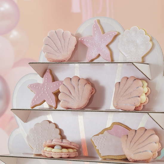 Ginger Ray - Süßigkeiten Stand Schillernde und rosa Meerjungfrau im Muscheldesign