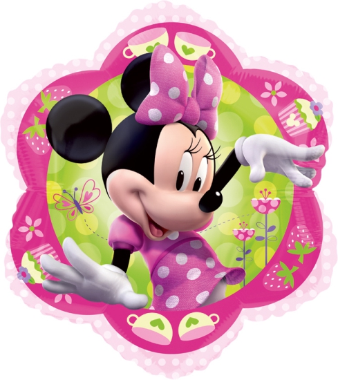 Folienballon "Minnie - Blume" 35 x 38 cm